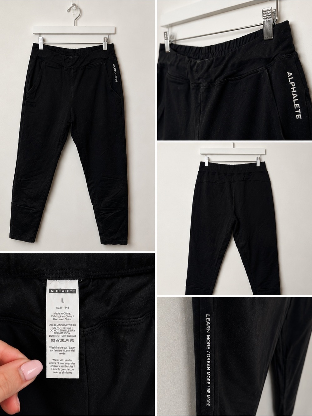 Alphalete Pro-Elite Premium Joggers | Black | Size Large